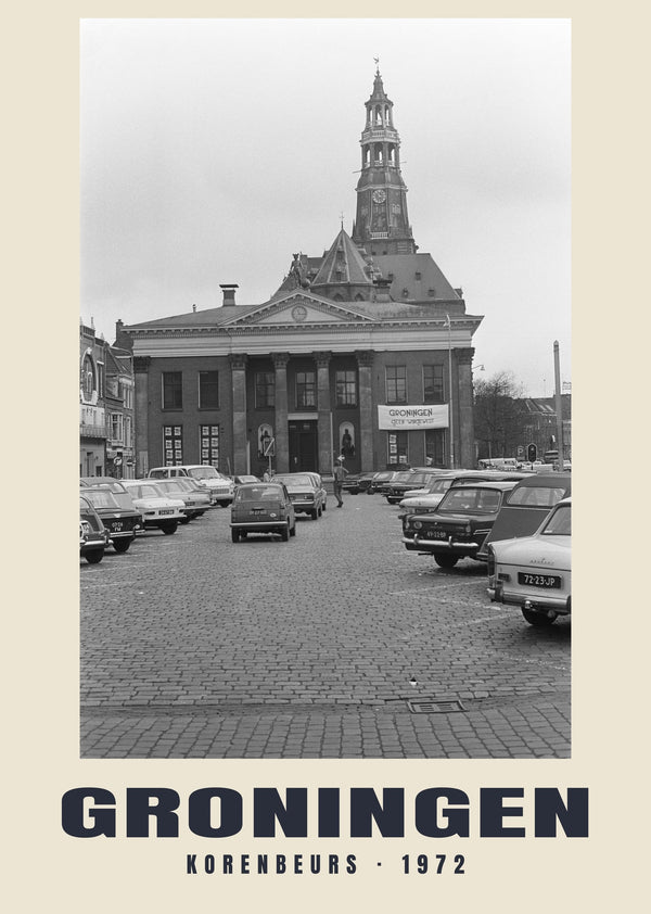 Korenbeurs, Groningen — 1972 · Stampa fotografica storica