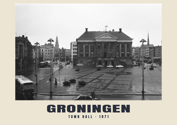 Stadhuis, Groningen — 1971 · Historische fotoprint