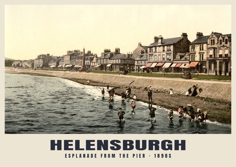 Esplanade from the Pier, Helensburgh, c. 1890–1900 Heritage Print
