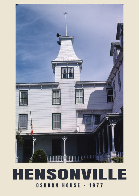 Osborn House, Hensonville, New York — 1977 · Historischer Fotodruck