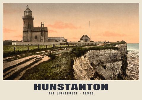 De vuurtoren, Hunstanton, ca. 1890–1900 Heritage Print
