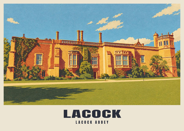 Lacock Abbey Poster