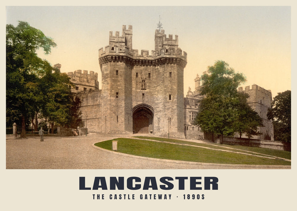 The Castle Gateway, Lancaster, c. 1890–1900 Heritage Print
