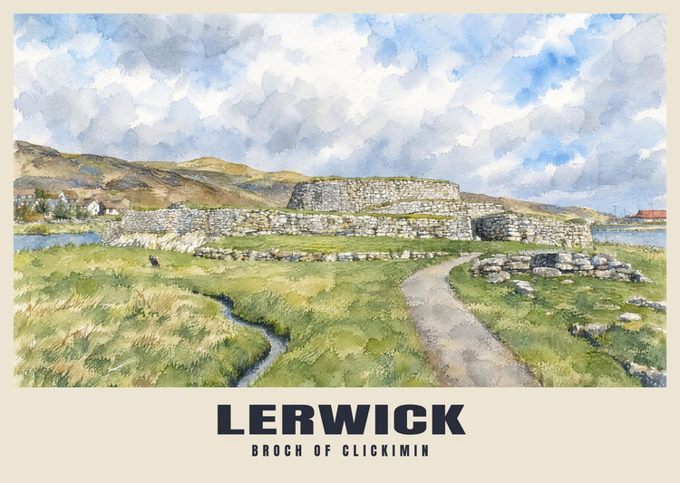 Broch of Clickimin, Lerwick Poster