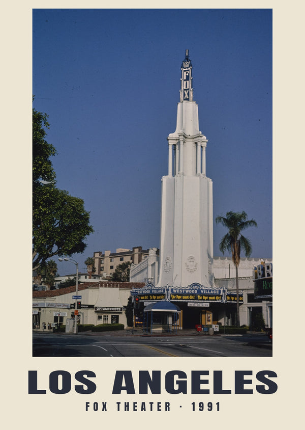 Fox Theater, Los Angeles — 1991 · Wydruk historycznej fotografii