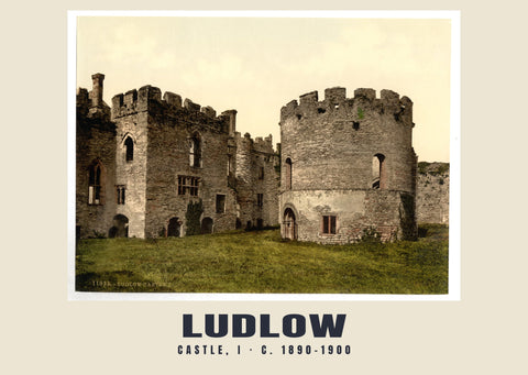 Kasteel, I, Ludlow, ca. 1890–1900 Heritage Print