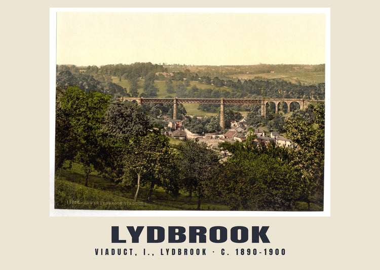 Viaduct, I., Lydbrook, c. 1890–1900 Heritage Print