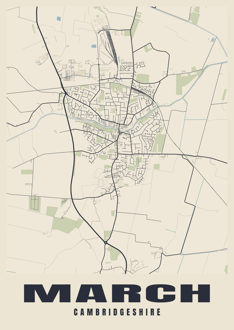 March Street Map Poster