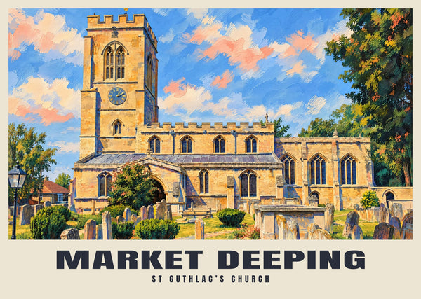 St Guthlac’s Church, Market Deeping Poster