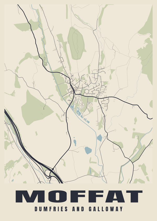 Moffat Street Map Poster