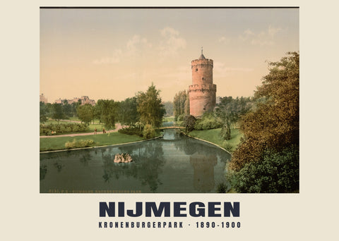 Kronenburgerpark, Nijmegen — 1890–1900 · Historische fotochroomprint