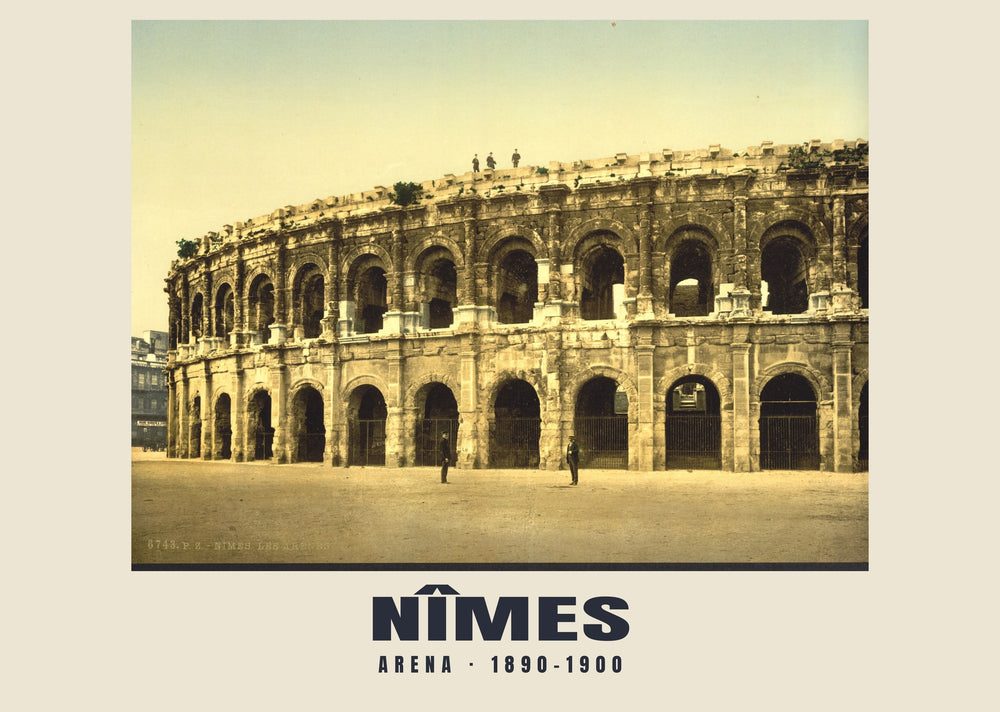Arena, Nîmes — 1890–1900 · Historische fotochroomprint