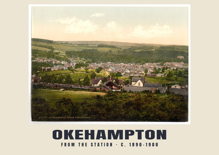 From the station, Okehampton, c. 1890–1900 Heritage Print