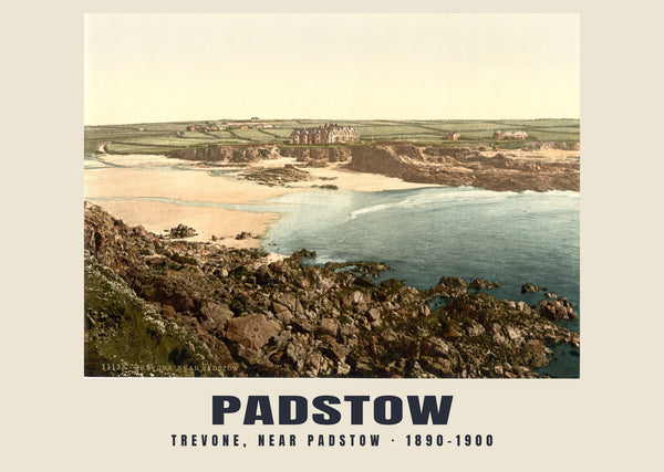 Trevone, vicino a Padstow — 1890–1900 · Stampa fotocromatica d’epoca
