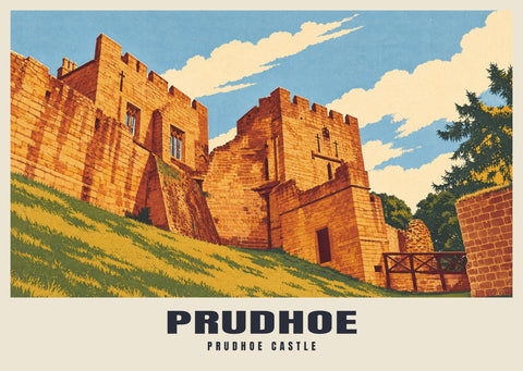 Prudhoe Castle Poster
