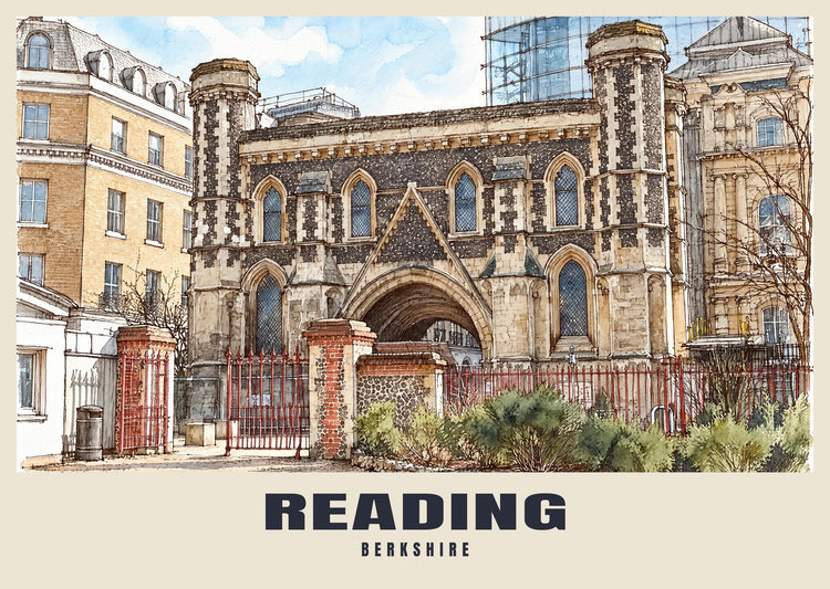 Reading Abbey Gateway Poster