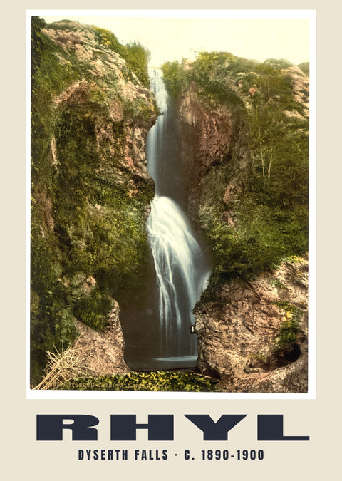 Dyserth Falls, Rhyl, ca. 1890–1900 Heritage-print
