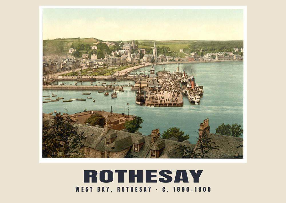 West Bay, Rothesay, c. 1890–1900 Heritage Print