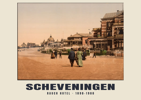 Rauch Hotel, Scheveningen — 1890–1900 · Tirage photochrome ancien