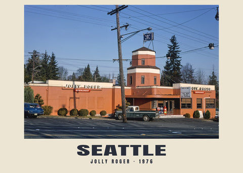Jolly Roger, Seattle — 1976 · Historische fotoprint