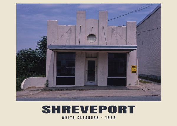 White Cleaners, Shreveport, Louisiana — 1982 · Historic photograph print