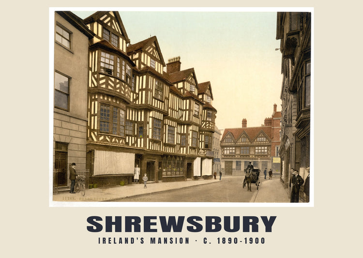 Ireland's Mansion, Shrewsbury, c. 1890–1900 Heritage Print