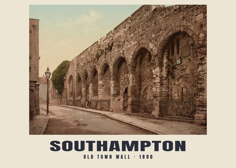Ancienne muraille, Southampton — 1890