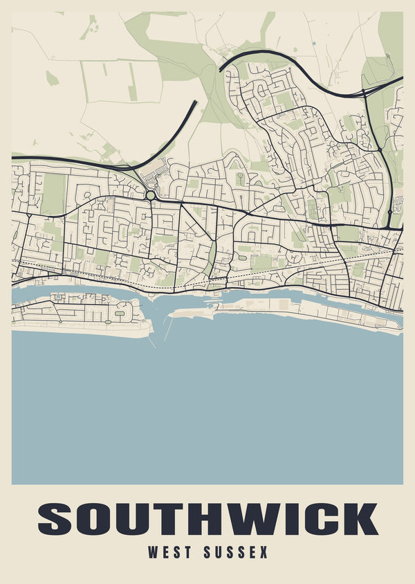 Southwick Street Map Poster