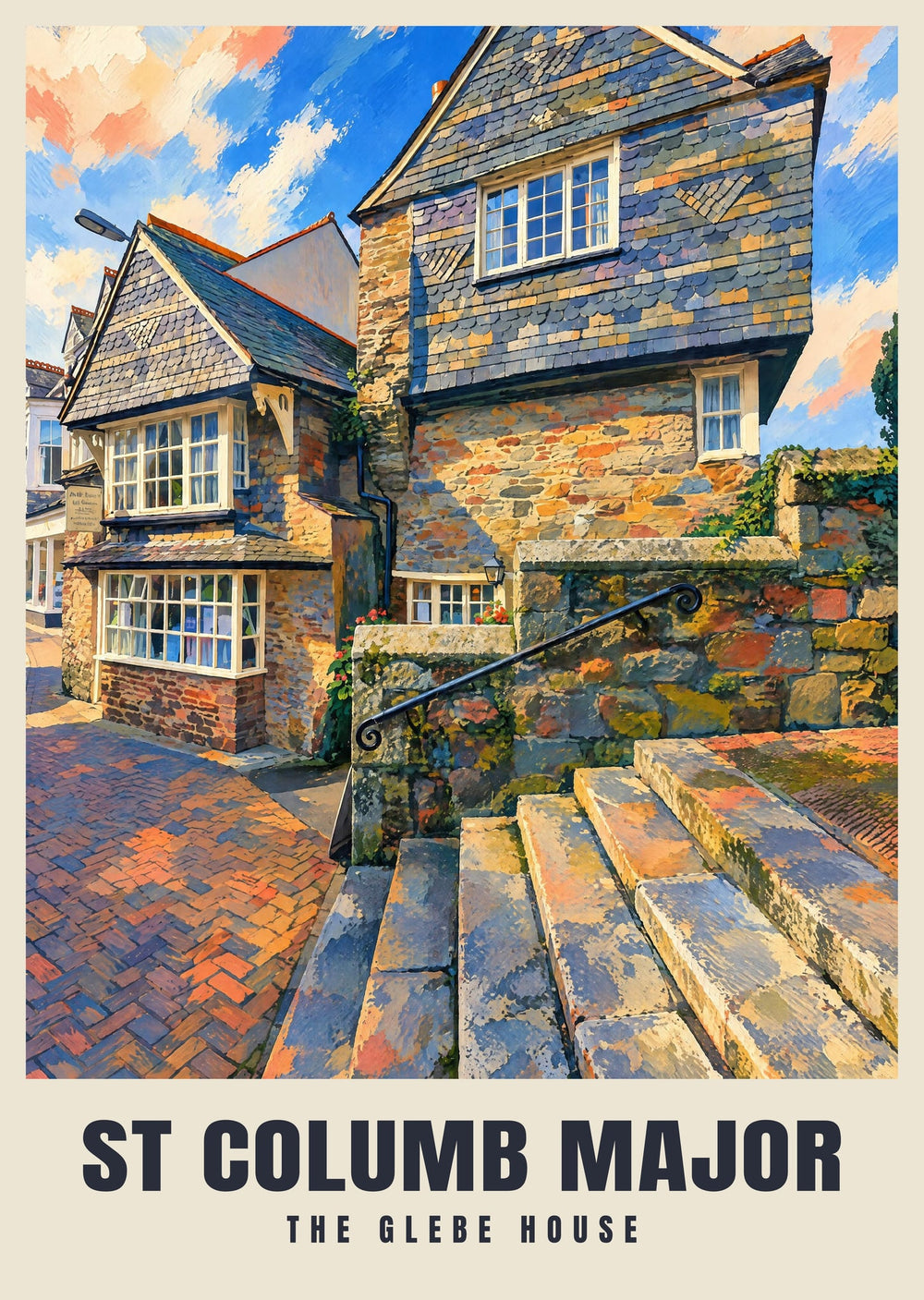 The Glebe House, St Columb Major Poster