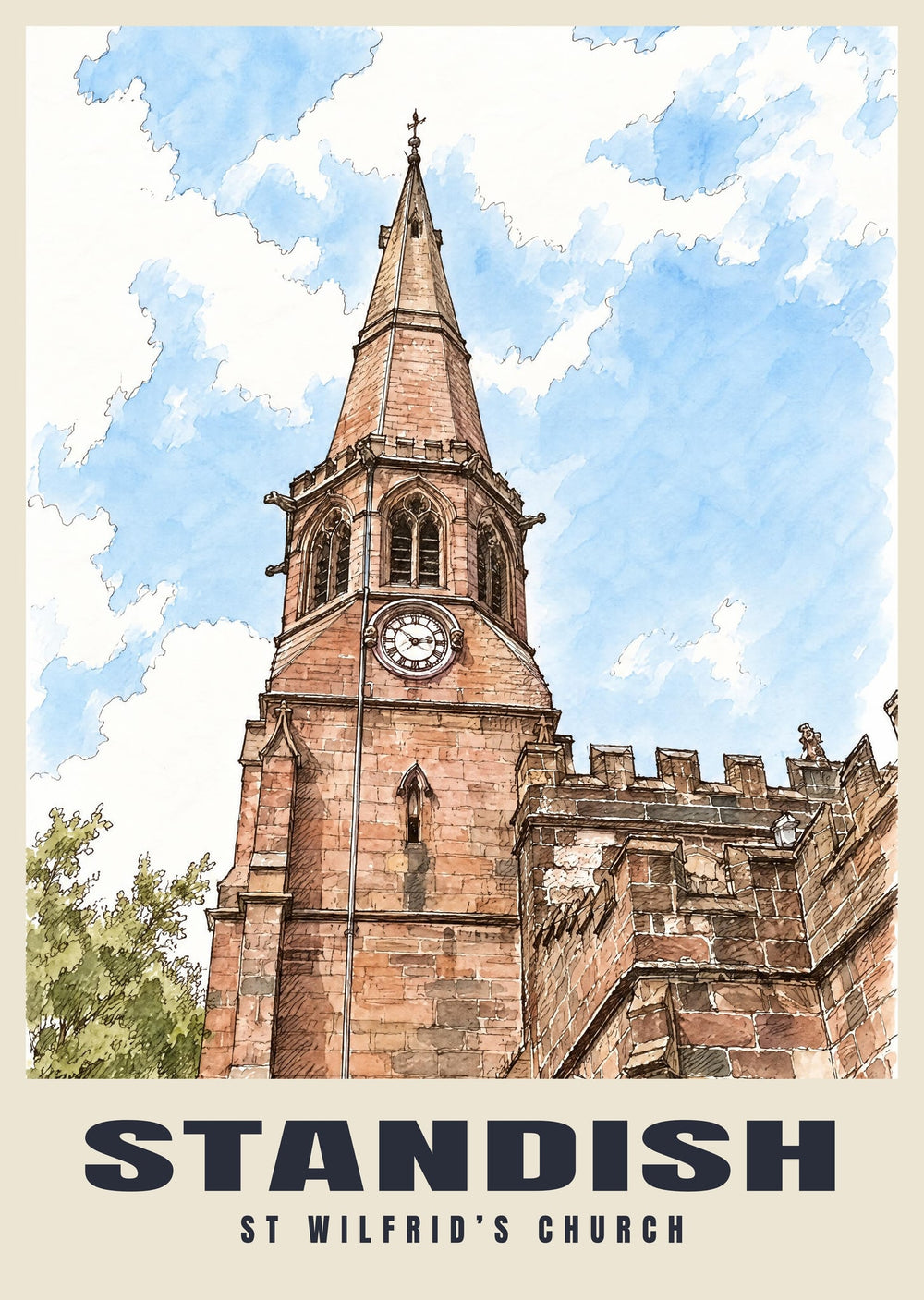 St Wilfrid’s Church, Standish Poster