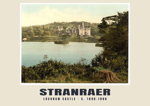 Lochnaw Castle, Stranraer, ca. 1890–1900 Historischer Druck