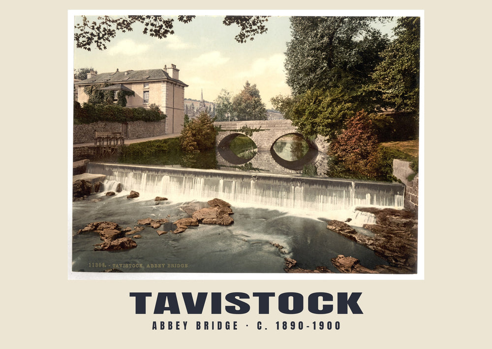 Abbey bridge, Tavistock, c. 1890–1900 Heritage Print