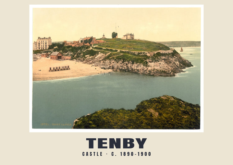 Castle, Tenby, c. 1890–1900 Heritage Print