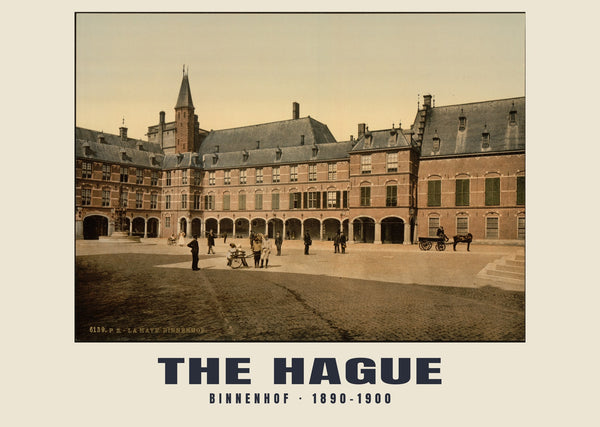 Binnenhof, The Hague — 1890–1900 · Vintage photochrom print