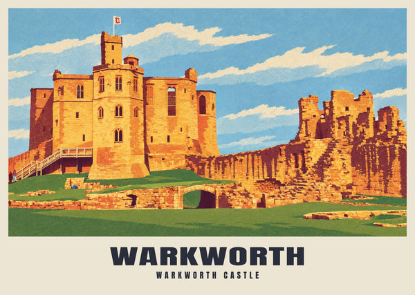 Warkworth Castle Poster