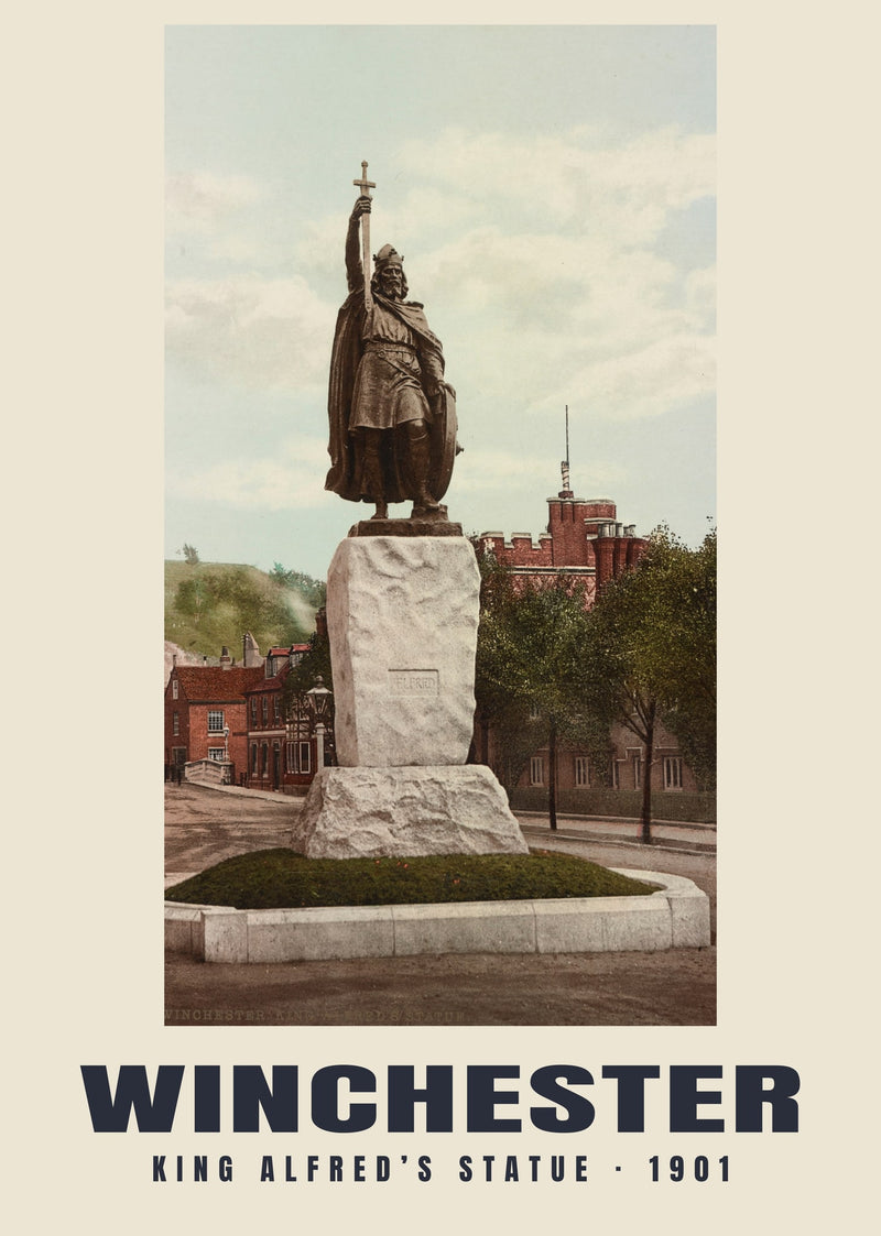 Statue du roi Alfred, Winchester — 1901