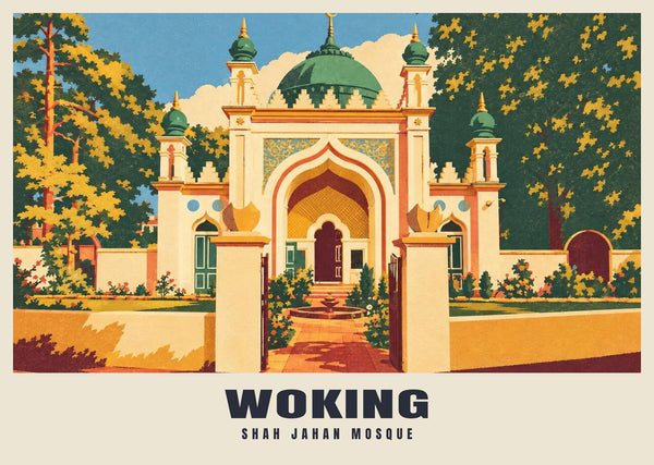 Shah Jahan Mosque, Woking Poster