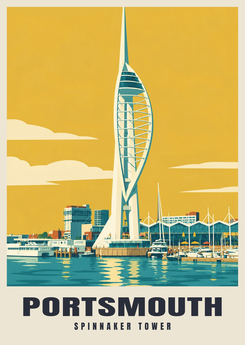 Spinnaker Tower, Portsmouth Poster