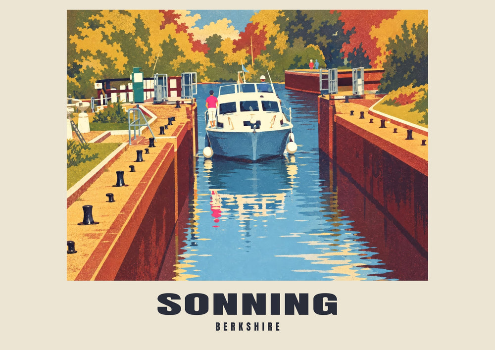 Sonning Lock Poster