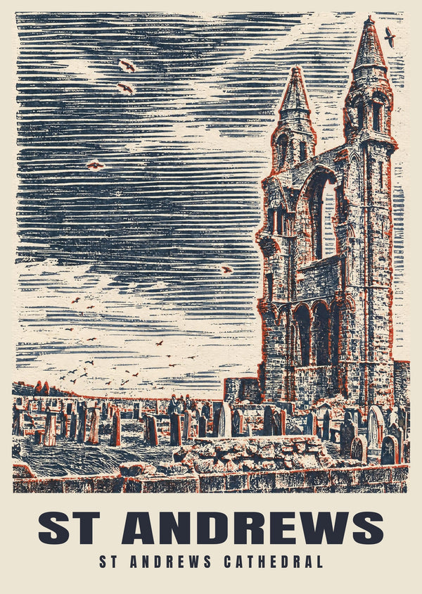 St Andrews Cathedral Poster