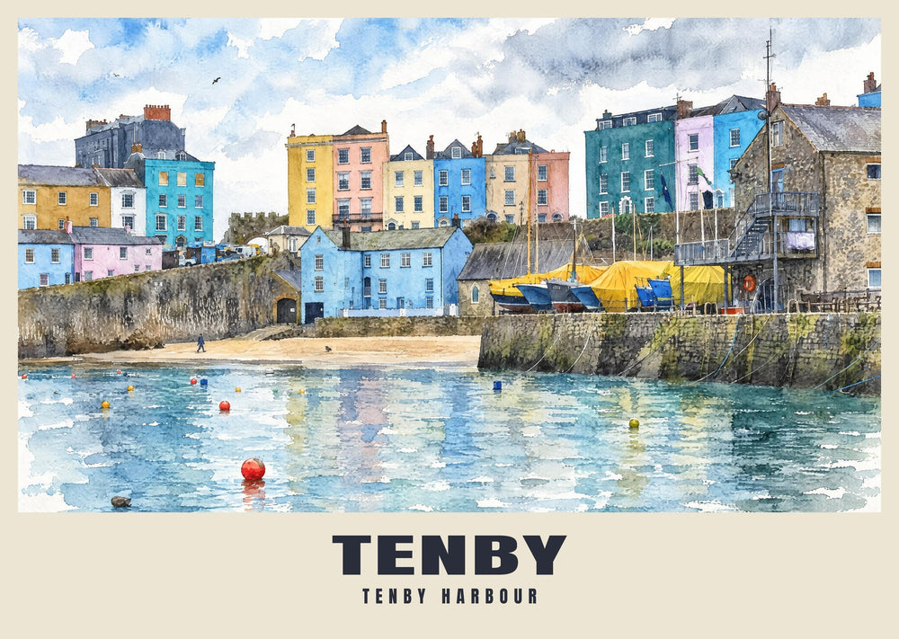 Tenby Harbour Poster
