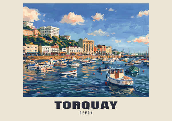 Torquay — Gouache Art Print