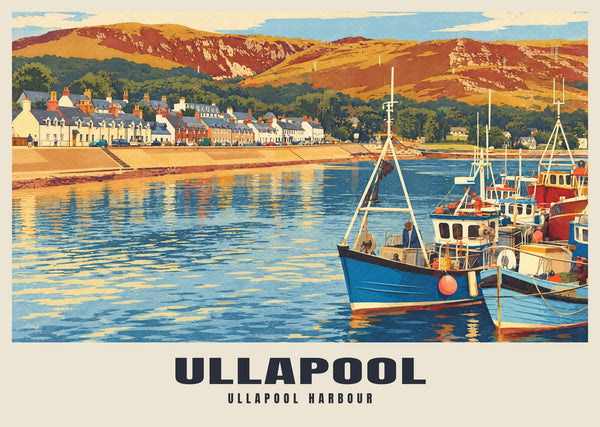 Ullapool Harbour Poster
