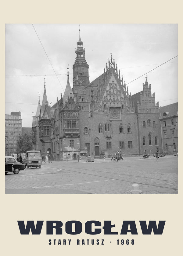 Antico municipio, Wrocław — 1968 · Stampa fotografica storica