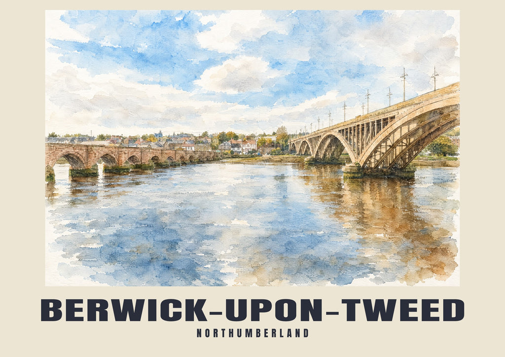 Berwick-upon-Tweed — English Watercolour Art Print