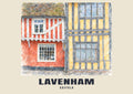 Lavenham — English Watercolour Art Print