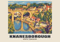 Knaresborough — Retro Railway Art Print