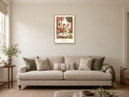 Find Your Adventure — Forest Folk Children’s Art Print at A2, in a natural wood frame, in a sitting room