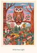 Shine Your Light — Forest Folk Children’s Art Print