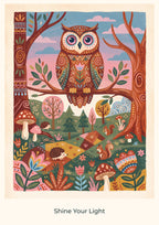 Shine Your Light — Forest Folk Children’s Art Print
